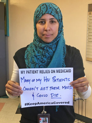 My patient relies on Medicaid: Many of my HIV patients couldn't get their meds & could die.