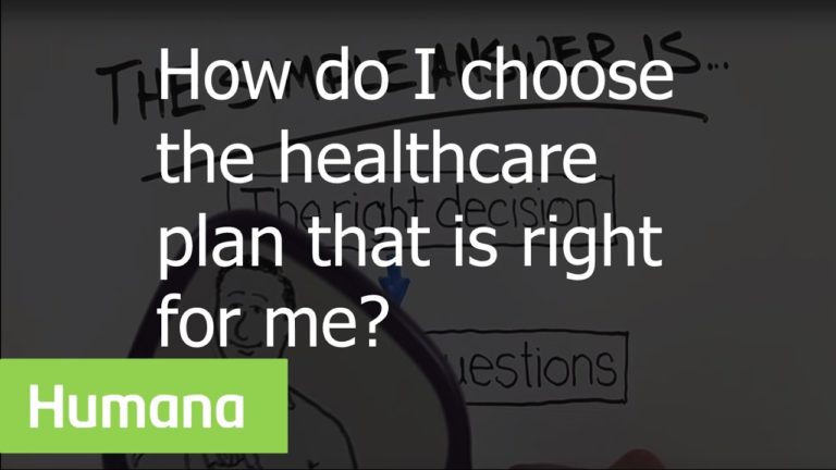 How Do I Choose the Healthcare Plan That is Right For Me?