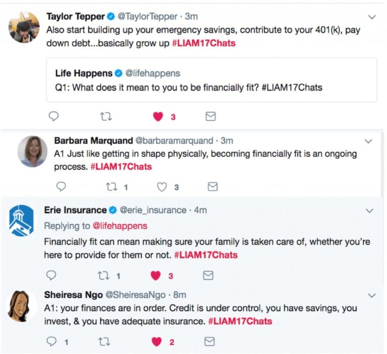 The Twitterverse Talks Financial Fitness and Life Insurance