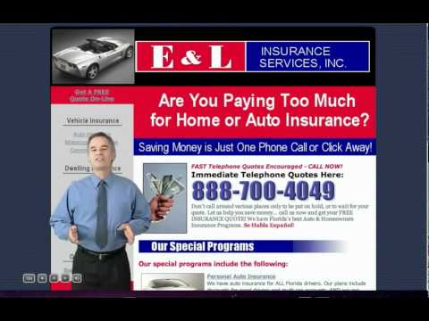 E&L INSURANCE SERVICES  Florida Home Insurance Florida Auto Insurance Miami auto Insurance