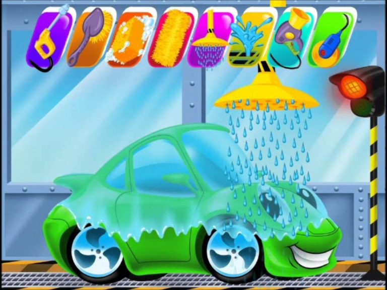 Car Wash and Spa video for kids-Clean Up Games-Kids Games