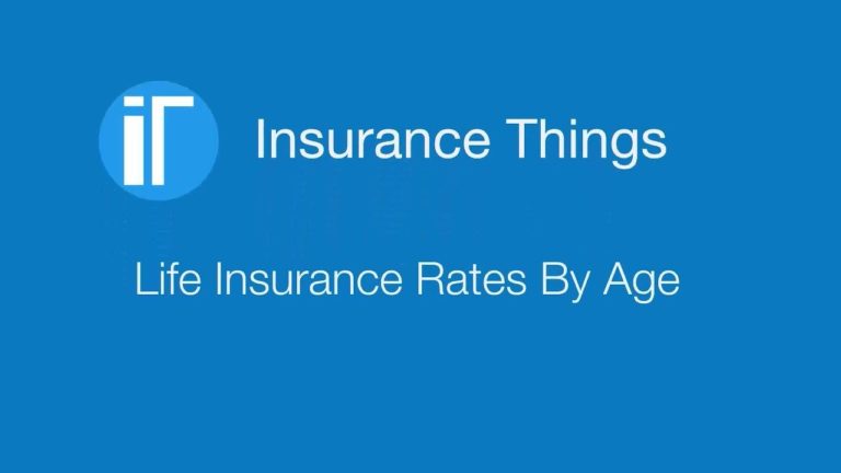 Life Insurance Rates By Age