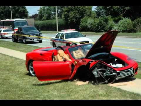 Ferrari Crash Pictures, Ferrari Accidents, Ferrari Wrecks