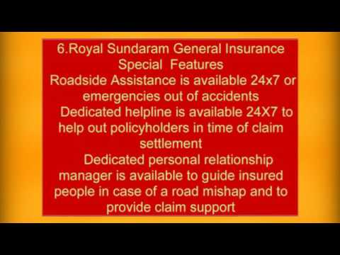 top 10 auto insurance companies in  india  2017
