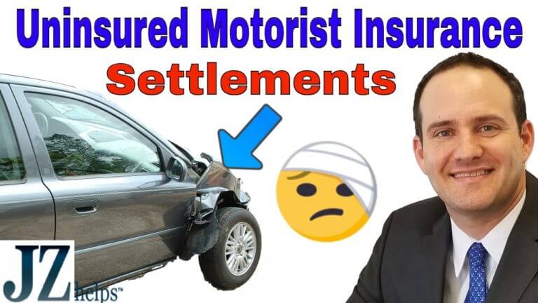 Uninsured Motorist Car Insurance Settlements and Claims for Injuries