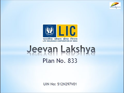 LIC of India’s Jeevan Lakshya Plan No. 833 presentation
