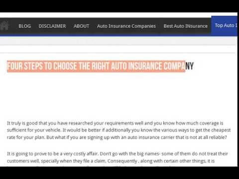 Choose the Right #Auto Insurance Company #collision auto insurance #auto insurances quotes