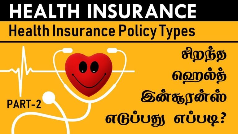 ??????  ??????  ??????????  ???????? ??????? PART-2 Health Insurance Policy Types explained in Tamil