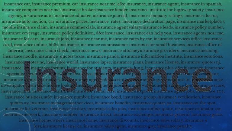 Insurance Keywords High CPC Google Adsense and Adwords