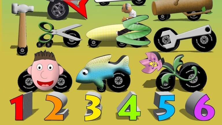 Strange Vehicles 2 – Counting Funny Cars Trucks and Vehicles for Children