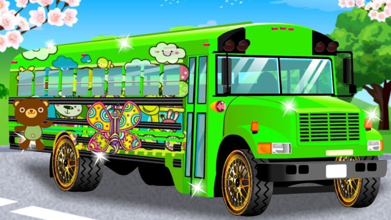 Car Factory Dream Cars School Bus Car Wash Videos for Children