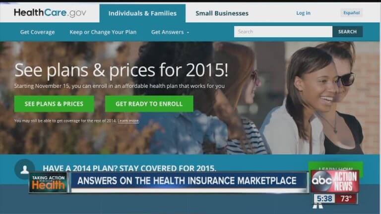 Answers on the health insurance marketplace