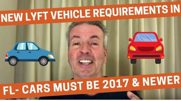 New Lyft Vehicle Requirements in Florida – Cars Must be 2017 or Newer!