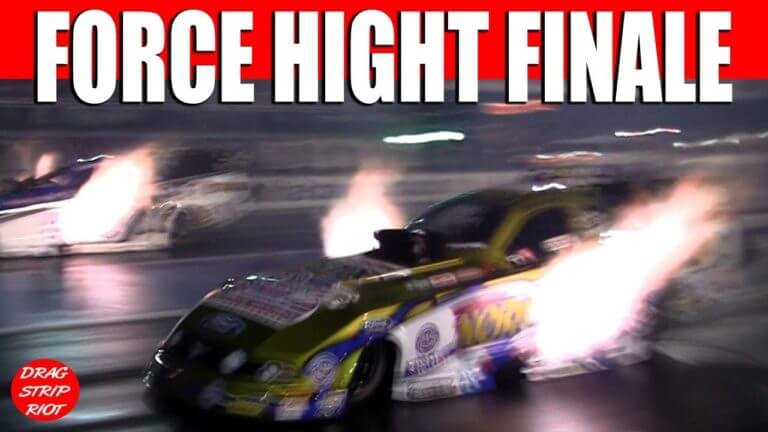Funny Car Drag Racing John Force Night Under Fire Summit Motorsports Park 2013