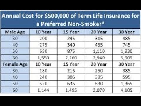 How Term Life Insurance Premiums Work