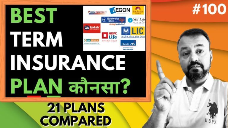 Best Term Insurance Plan in India 2021 | Cheapest Term Plans Compared | 1 Crore Insurance Plan