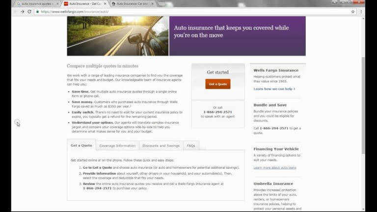 Auto insurance quotes online