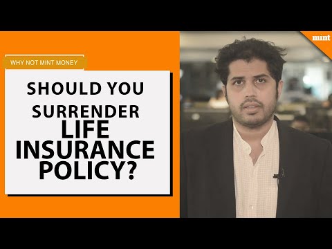 Why Not Mint Money | Should you surrender life insurance policy?