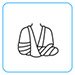 broken arm icon
