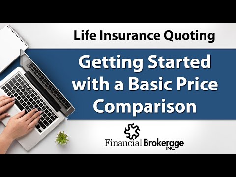 Life Insurance Quoting – Getting Started With A Basic Price Comparison